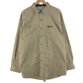 カーハート(carhartt)の古着 カーハート Carhartt 長袖 ワークシャツ メンズXXL /eaa366199(シャツ)