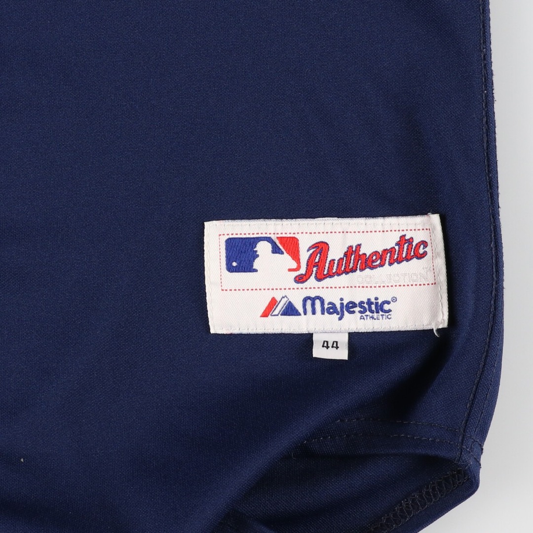 Majestic MLB MILWAUKEE BREWERS ミルウォーキーブルワーズ ゲームシャツ ベースボールシャツ USA製 メンズXL /eaa364326 2