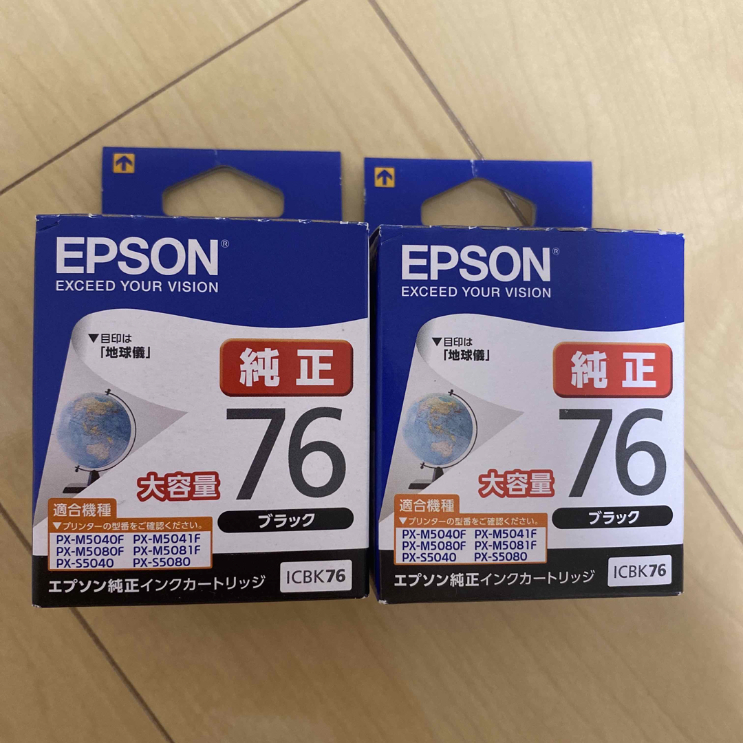 EPSON - EPSON 純正インクカートリッジ ICBK76 の通販 by しーこ ...