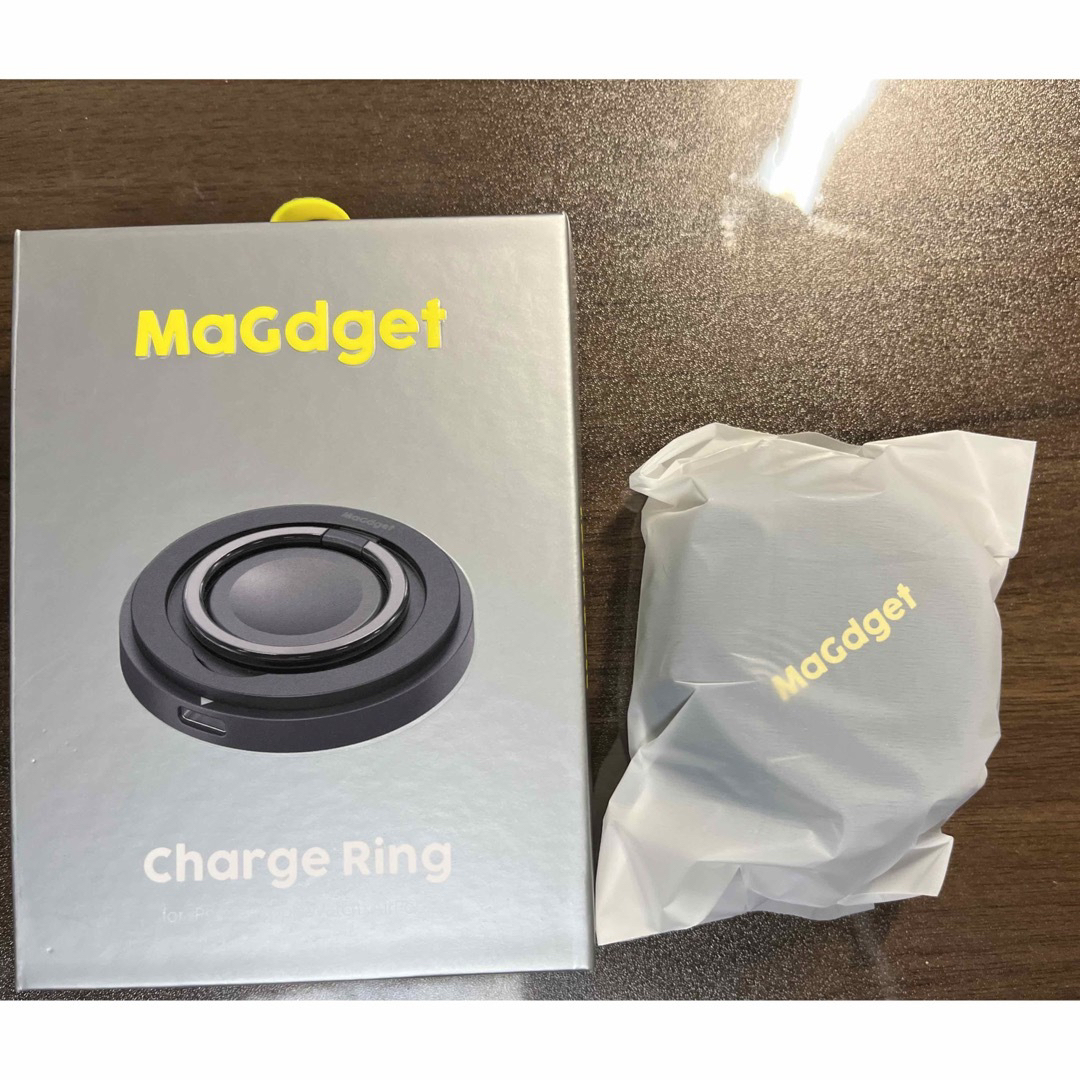 MaGdget Charge Ring/マジェットチャージリング　黒 スマホ/家電/カメラのスマートフォン/携帯電話(バッテリー/充電器)の商品写真