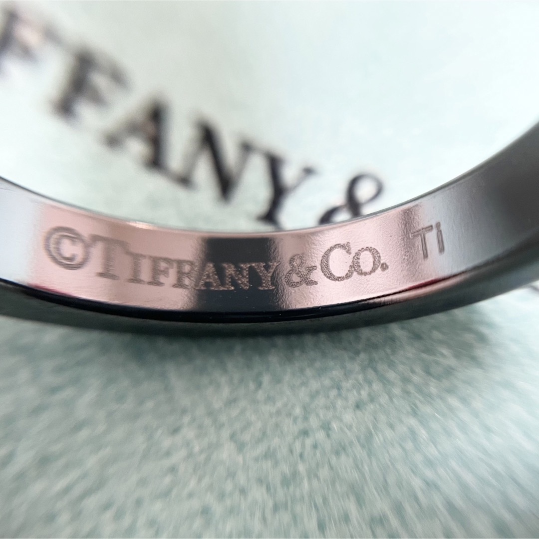 美品】Tiffany & Co.1837 ナローリング 11号 ブラックチタン | yoshi