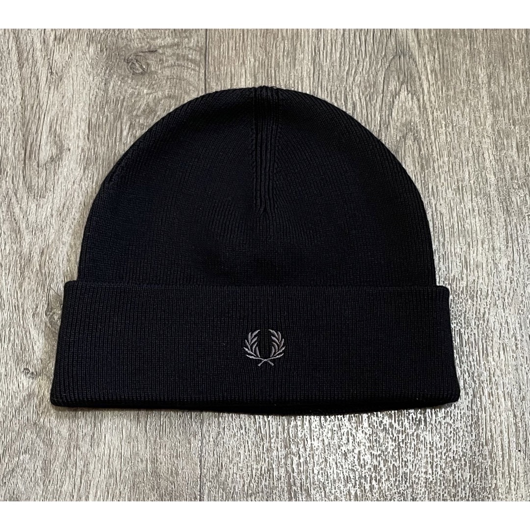 【おすすめビーニー】FRED PERRY point logo beanieフレッドペリー