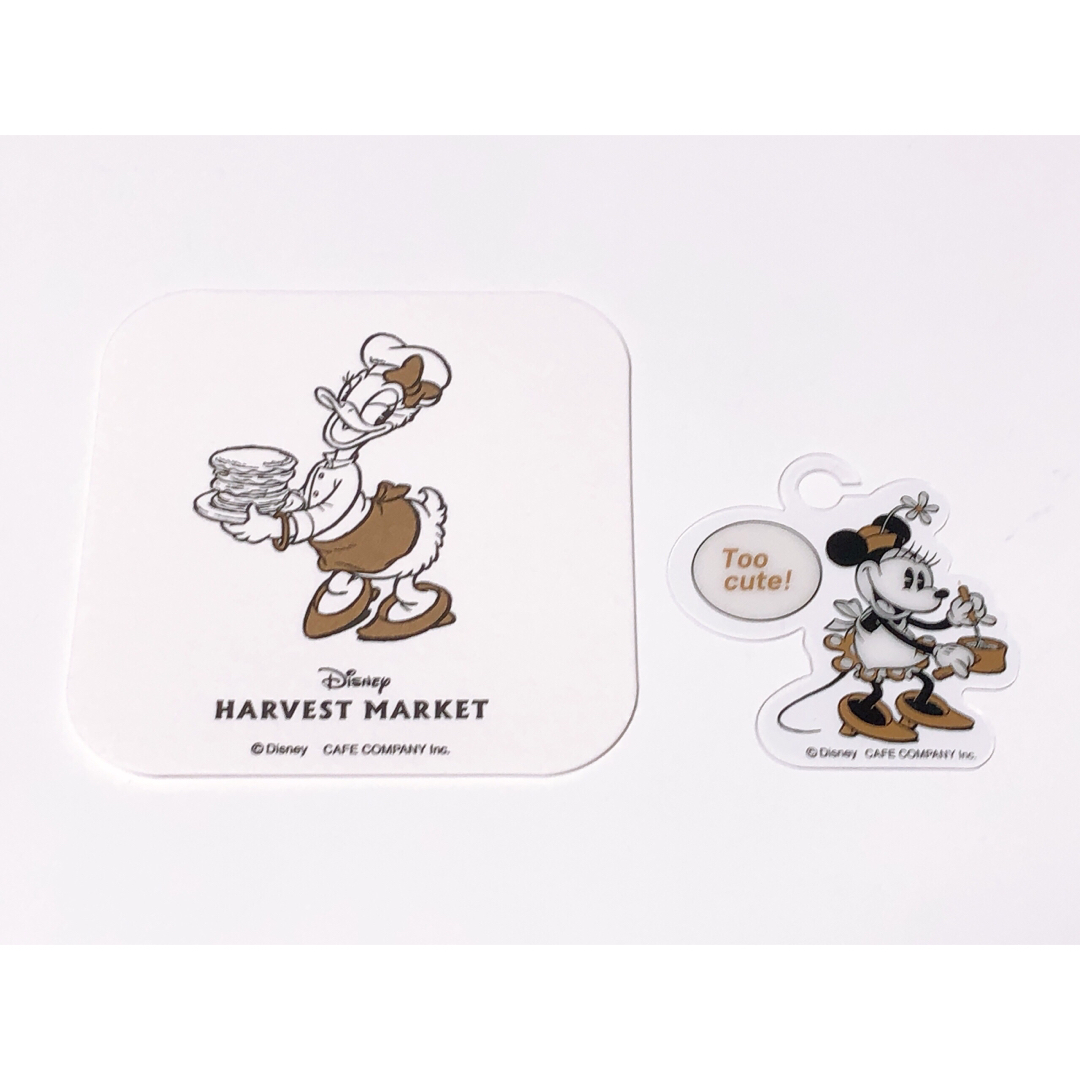 Disney(ディズニー)のDISNEY HARVEST MARKET コースター　ストロータグ エンタメ/ホビーのおもちゃ/ぬいぐるみ(キャラクターグッズ)の商品写真