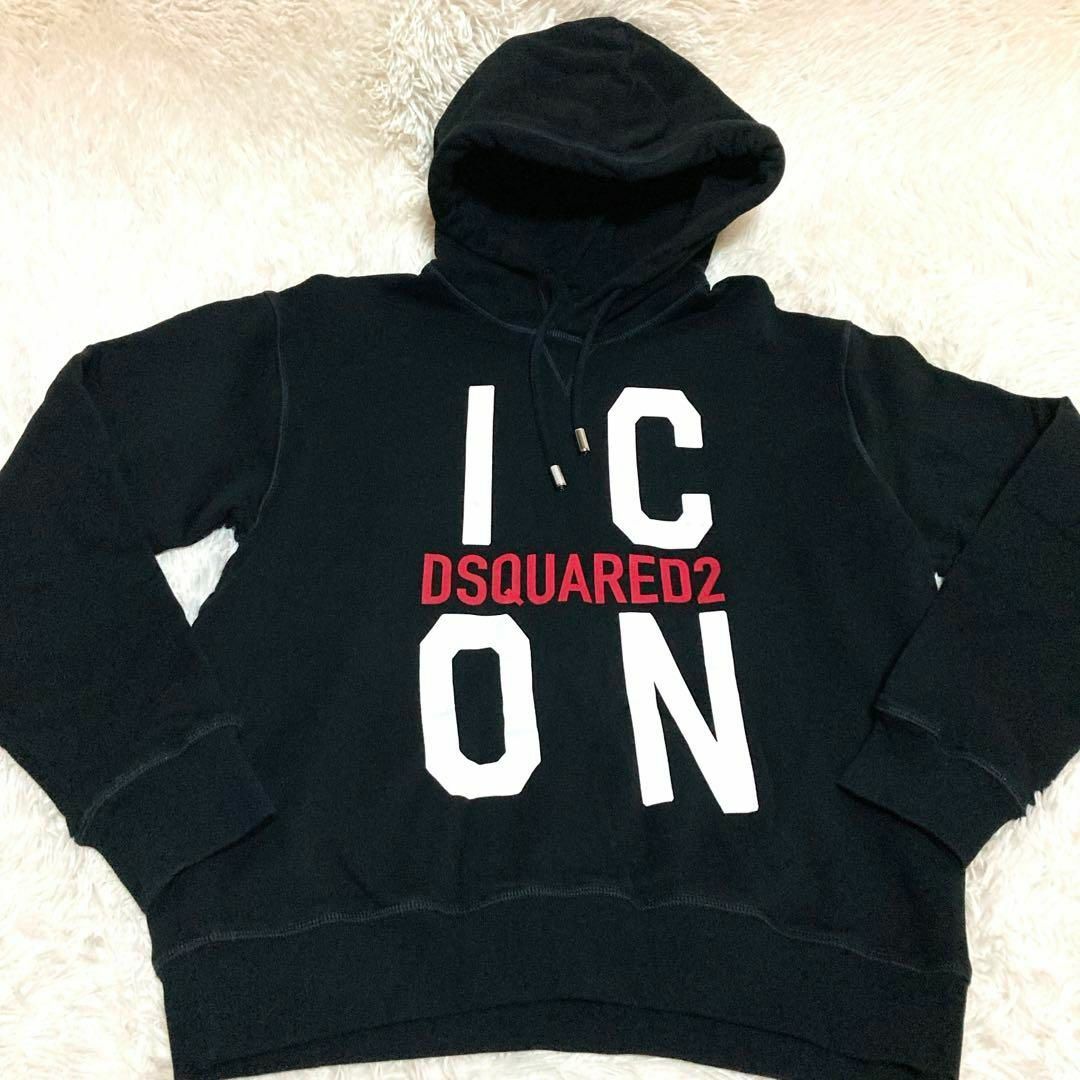 DSQUARED2 - 21SS ディースクエアード フロント ICON ロゴ フード