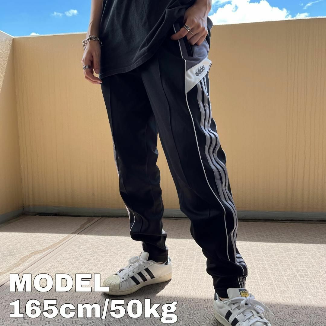 ⭐️新品⭐️ adidas トラックパンツ 裏起毛　ブラックM