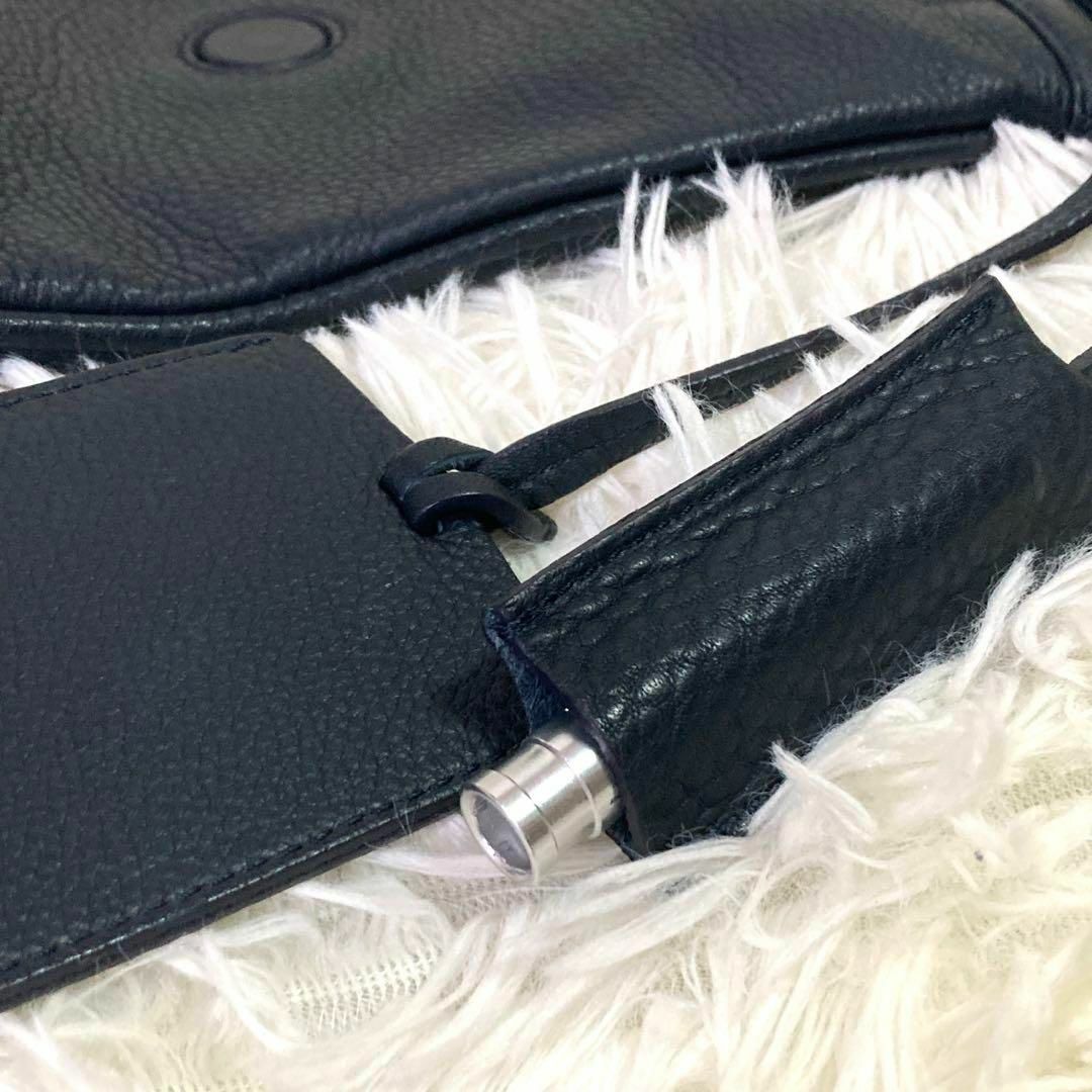 極美品 PELLE MORBIDA メイデンヴォヤージュ 紺 斜めがけ可 多用途-