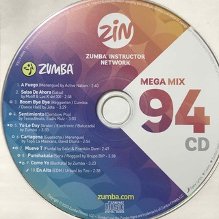 ズンバ(Zumba)のズンバ　MEGAMIX94  CD(クラブ/ダンス)