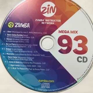 ズンバ(Zumba)のズンバ　MEGAMIX93  CD(クラブ/ダンス)