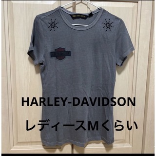 ハーレーダビッドソン(Harley Davidson)のHARLEY-DAVIDSONハーレーダビッドソン　レディースM(Tシャツ(半袖/袖なし))
