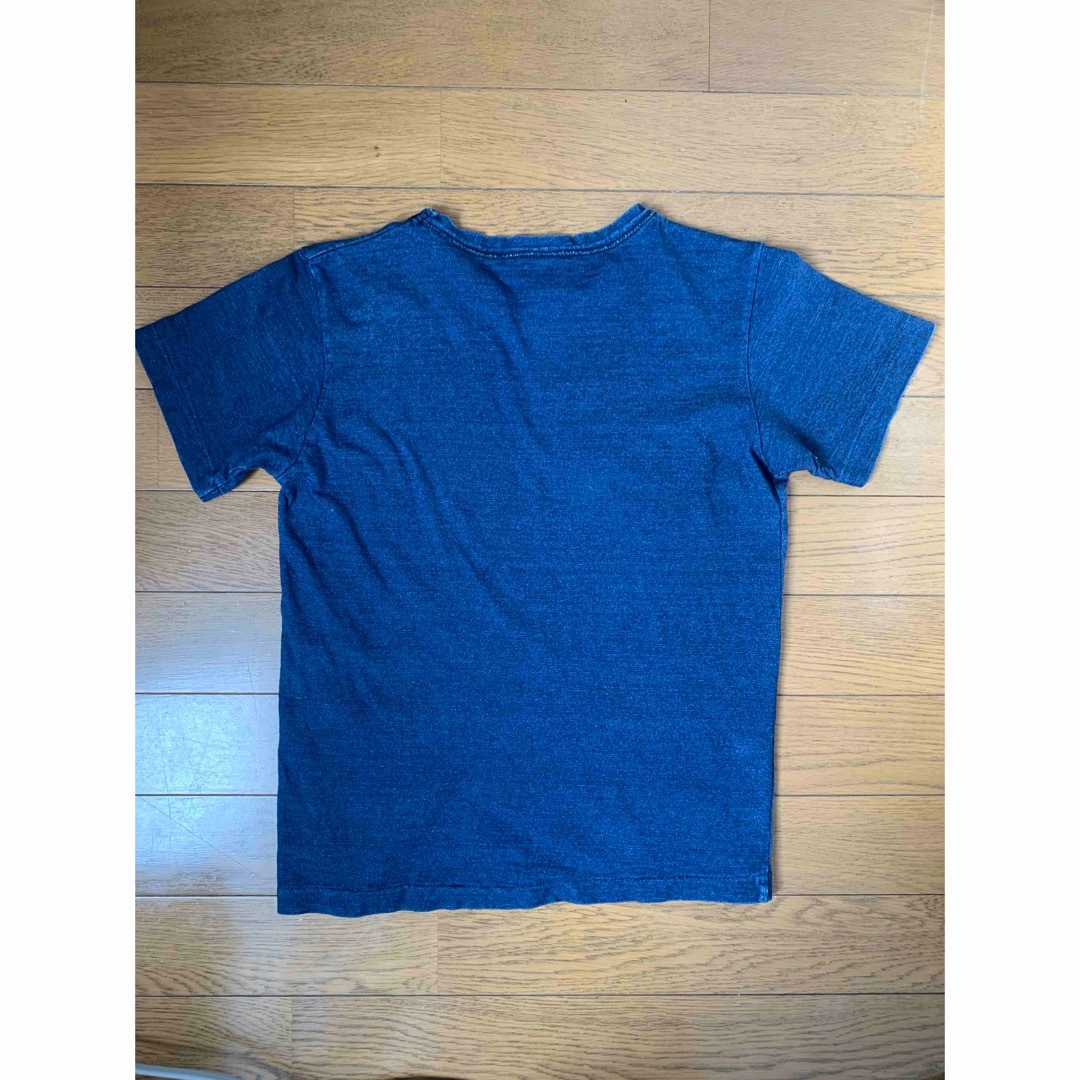 45rpm(フォーティーファイブアールピーエム)の45rpmミッキーコラボ　インディゴキッズTシャツ　サイズ3 レディースのトップス(Tシャツ(半袖/袖なし))の商品写真