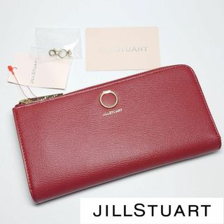 ジルスチュアート(JILLSTUART)の【新品タグ付き】ジルスチュアート L字ファスナー長財布 レッド(財布)