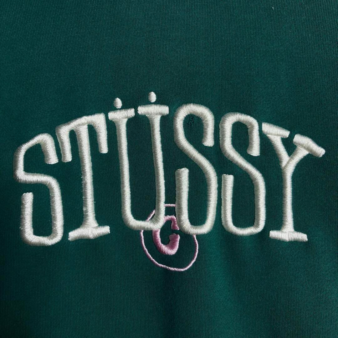 STUSSY(ステューシー)の【人気カラー】ステューシー　ビッグ刺繍ロゴ　パーカー　人気デザイン メンズのトップス(パーカー)の商品写真