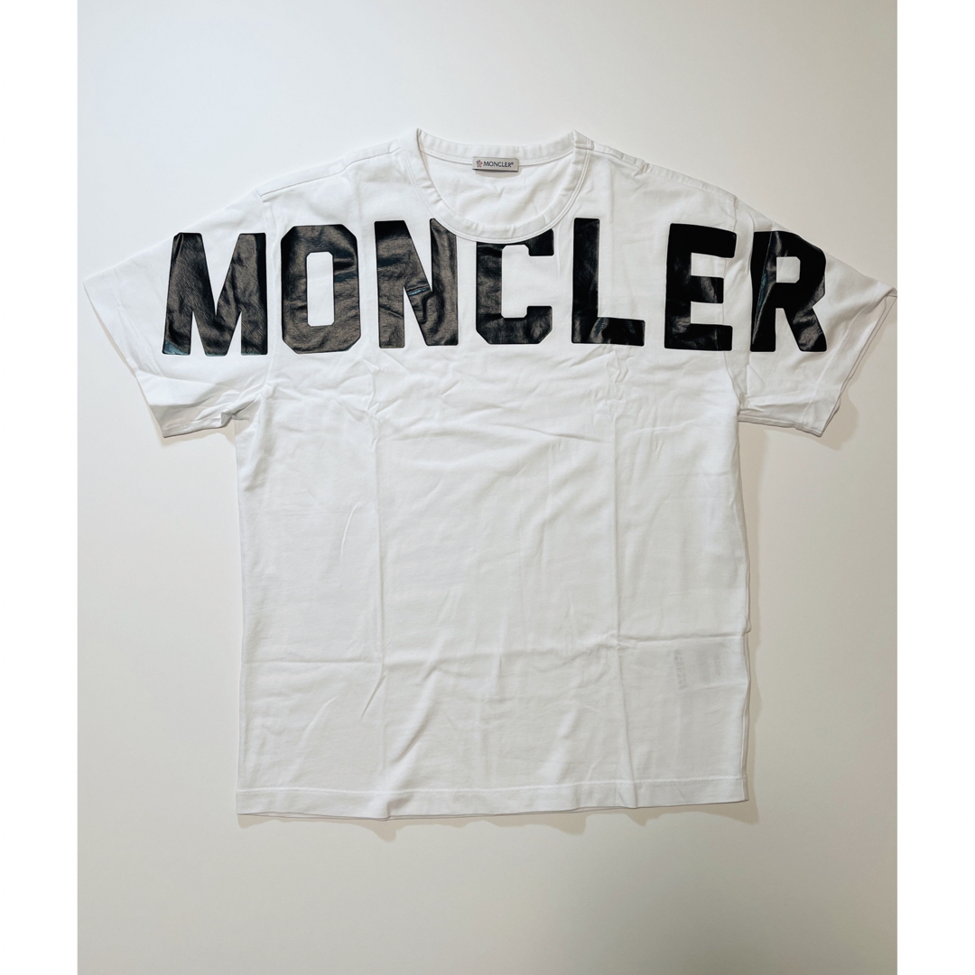 MONCLER - MONCLER モンクレール ビッグロゴ プリント Tシャツ Sサイズ