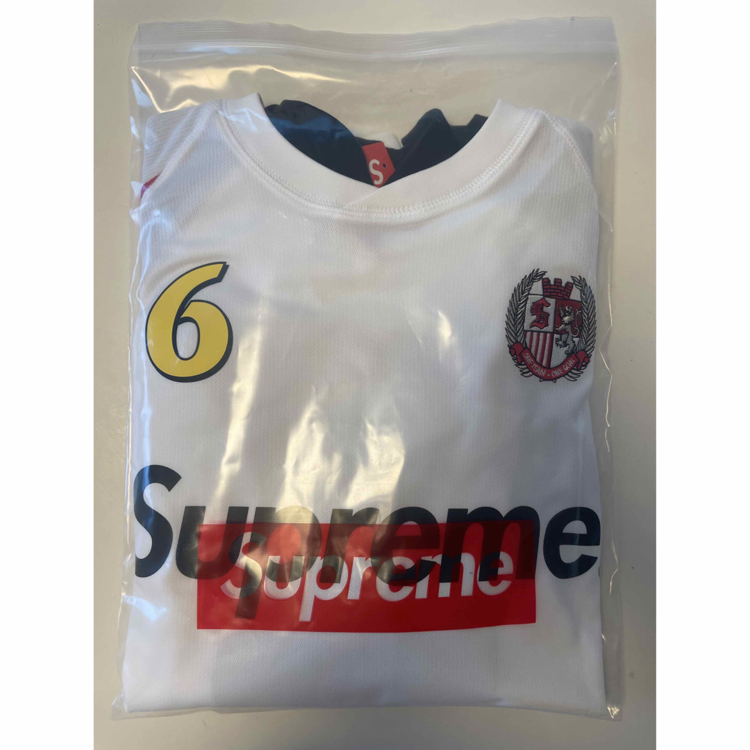 Supreme - supreme Hooded Soccer Jersey White Mサイズの通販 by