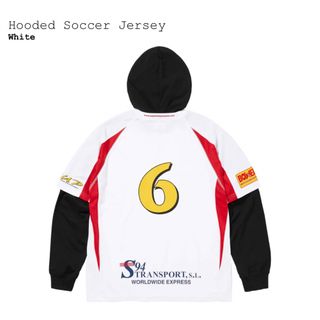 Supreme - supreme Hooded Soccer Jersey White Mサイズの通販 by