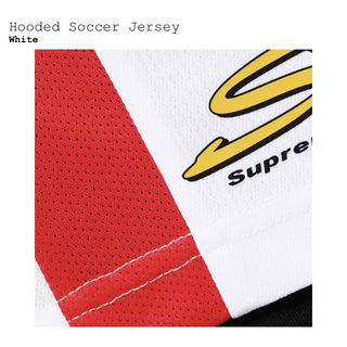 Supreme - supreme Hooded Soccer Jersey White Mサイズの通販 by ...