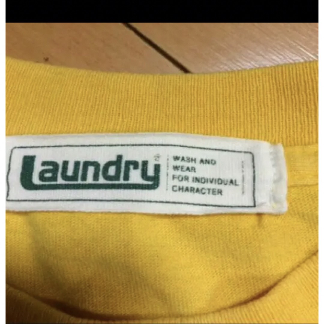 LAUNDRY(ランドリー)のランドリーイエローコットンT メンズのトップス(Tシャツ/カットソー(半袖/袖なし))の商品写真