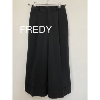 フレディ(fredy)のFREDY フレディ アンクルパンツ タックパンツ ブラック(その他)