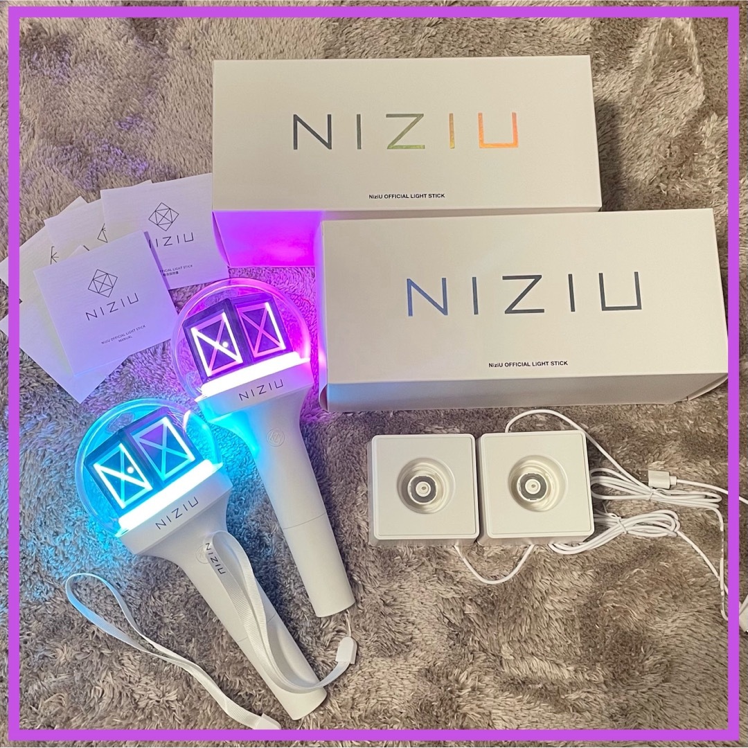 NiziU ペンライト 2個セット - アイドルグッズ