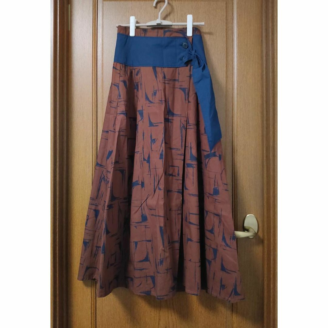 Ray BEAMS(レイビームス)のRBS / プリント ハイウエスト スカート レディースのスカート(ロングスカート)の商品写真