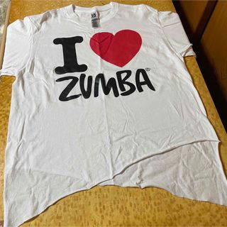 ズンバ(Zumba)のZUMBA®︎トップス　正規品　裾カット　フリーサイズ(ダンス/バレエ)