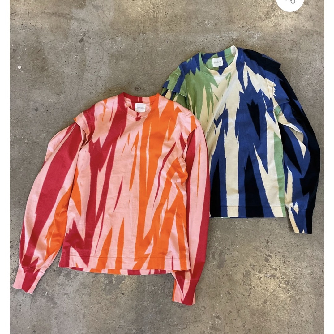 jonnlynx ジョンリンクス MIX DYE LONG TEE ピンク - カットソー(長袖 ...