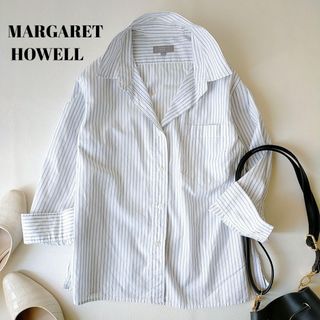 MARGARET HOWELL - 【マーガレットハウエル】きれいめストライプ長袖 ...