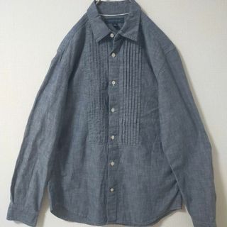 カルバンクライン(Calvin Klein)のトミーヒルフィガー TOMMY HILFIGER 長袖デニムシャツ M ブルー(シャツ)