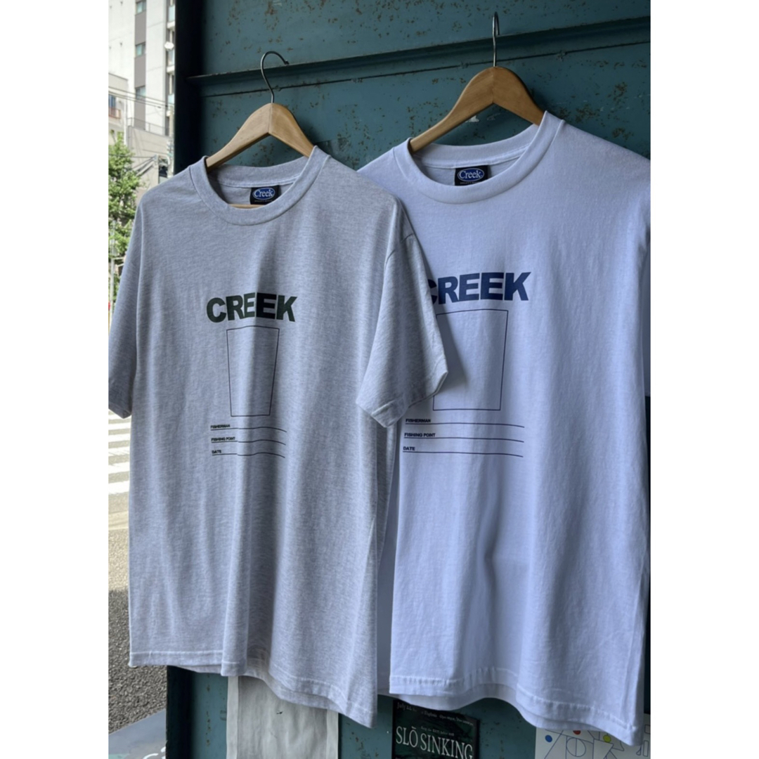 【新品未使用】Creek Angler's Device ロゴ Tシャツ 白MFishermanTee