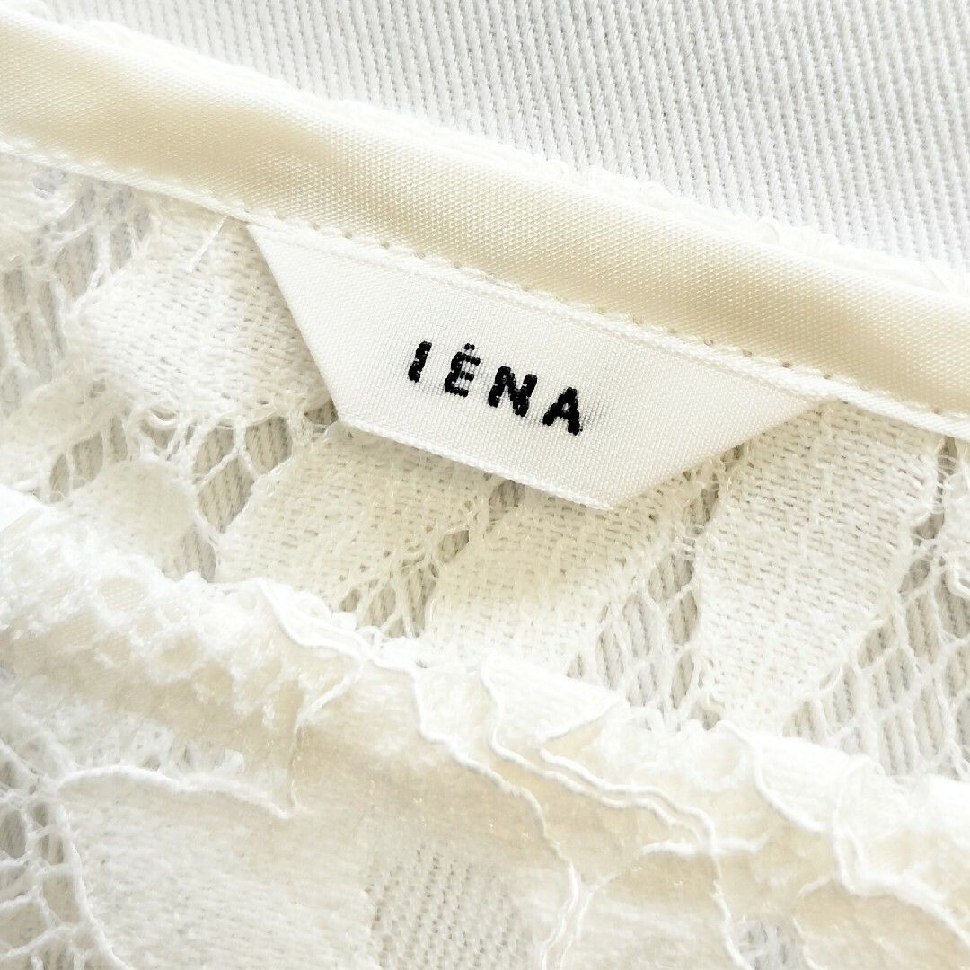 新品タグ付き IENA 総レースブラウス 白 FREE イエナ