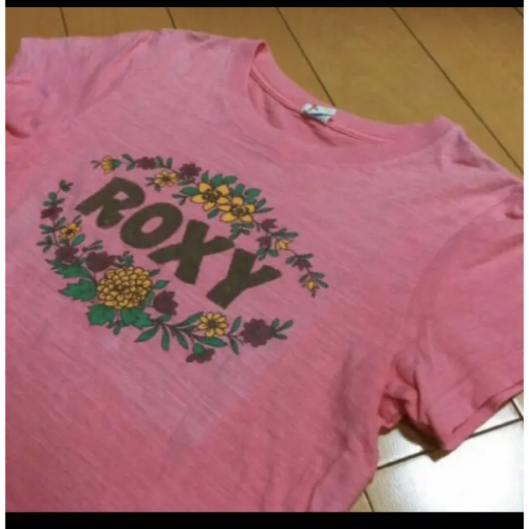 Roxy(ロキシー)のROXYラブピープルピンクコットンT レディースのトップス(Tシャツ(半袖/袖なし))の商品写真