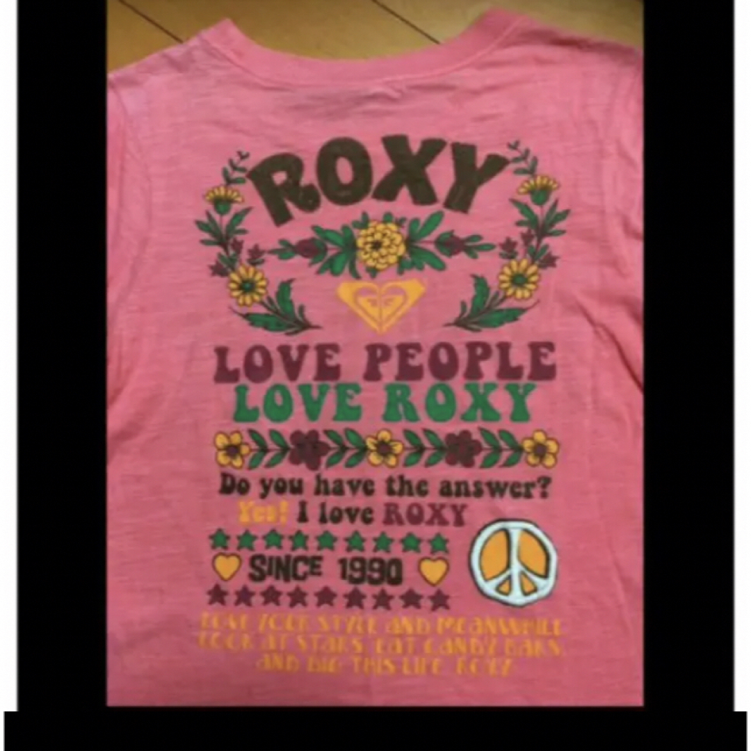 Roxy(ロキシー)のROXYラブピープルピンクコットンT レディースのトップス(Tシャツ(半袖/袖なし))の商品写真