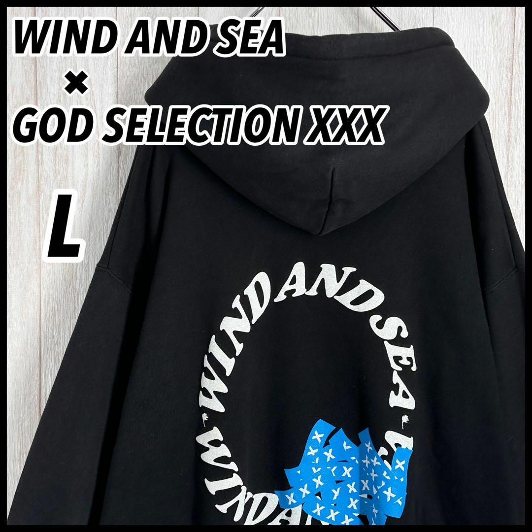 L wind and sea god selection パーカー