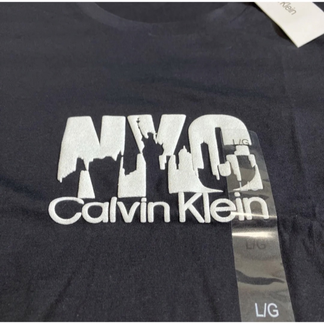 送料無料 新品 CALVIN KLEIN クルーネック TシャツXL 1