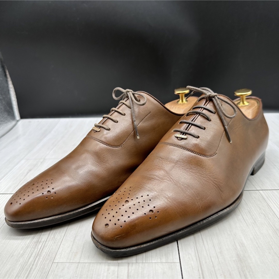 【GUCCI】グッチ 26 ビジネスシューズ レザー ブラウン 41E 革靴 | フリマアプリ ラクマ