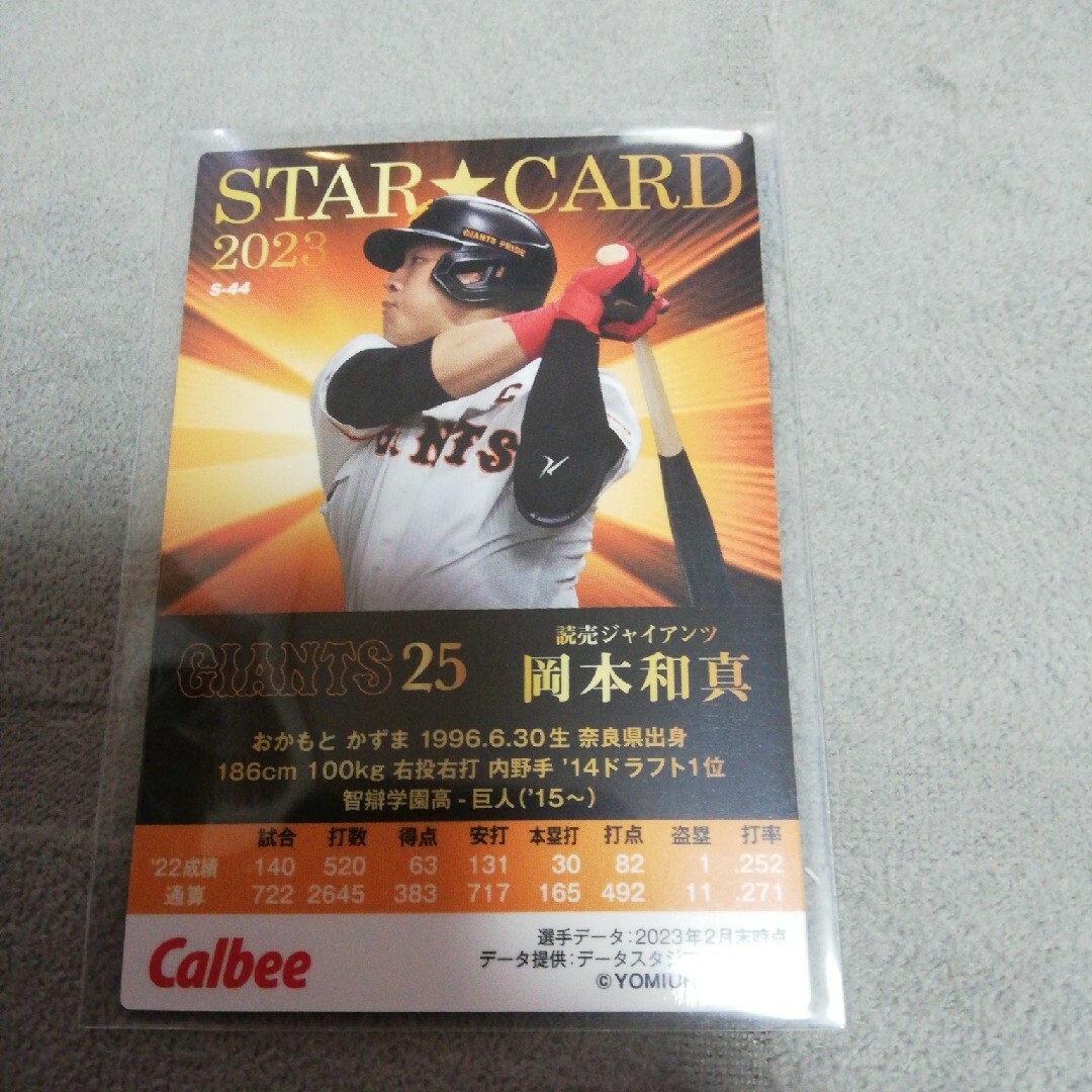 カルビー - プロ野球チップス2023 第2弾 STAR☆CARD 読売ジャイアンツ