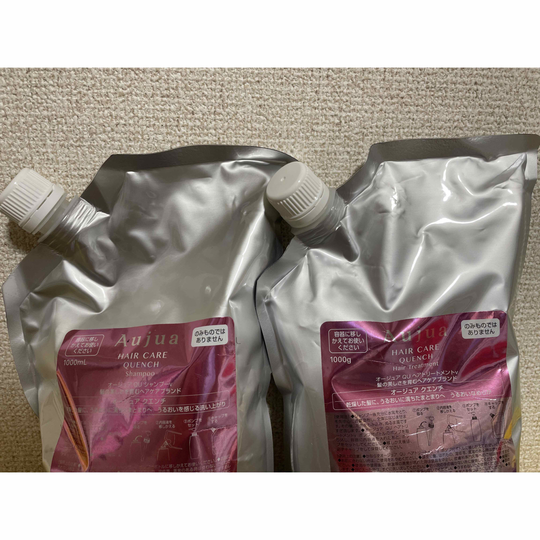 オージュア クエンチ シャンプー+トリートメント モイスト 1000g 詰替用-