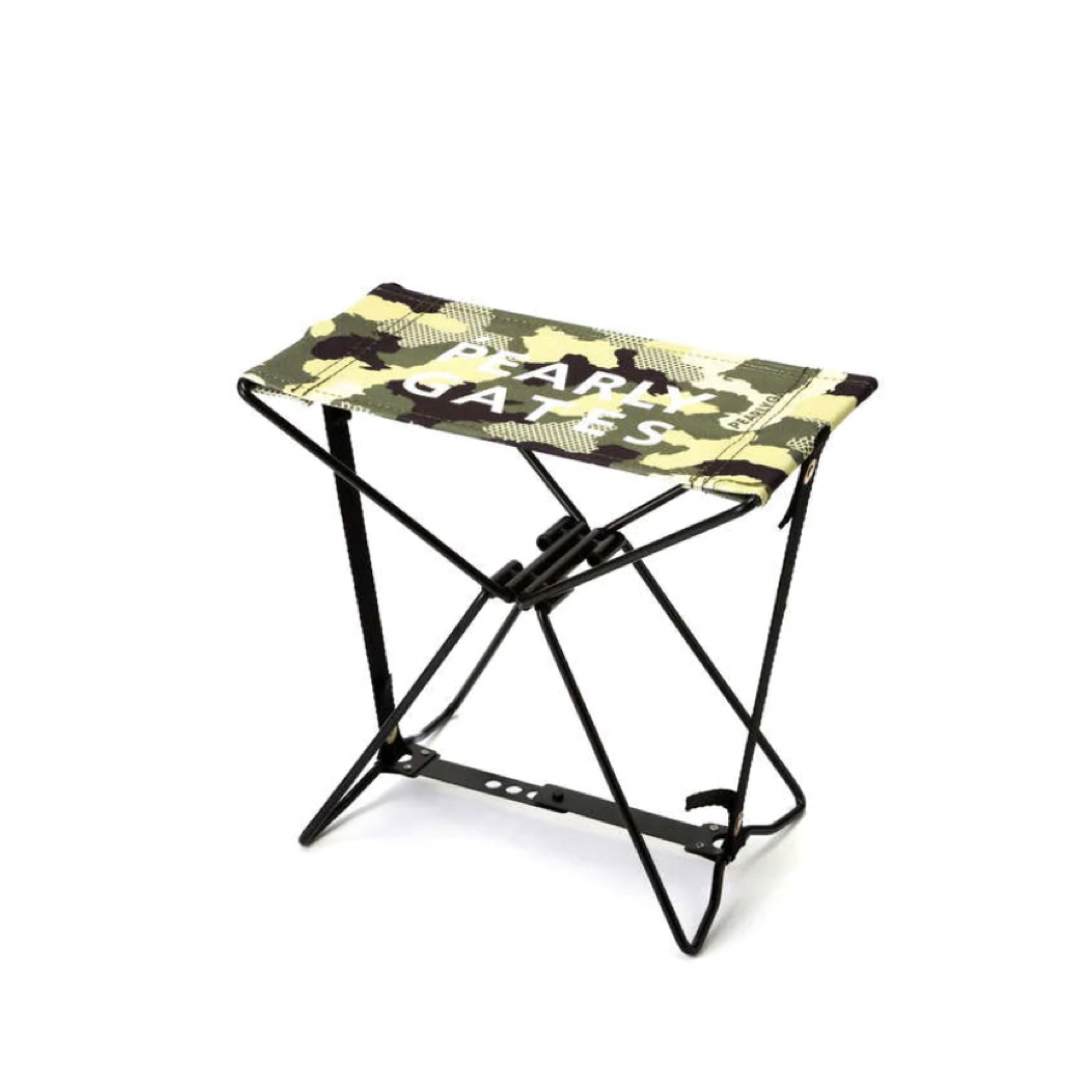 パーリーゲイツ 折りたたみ椅子　カモフラ柄　 折りたたみチェア　 | フリマアプリ ラクマ