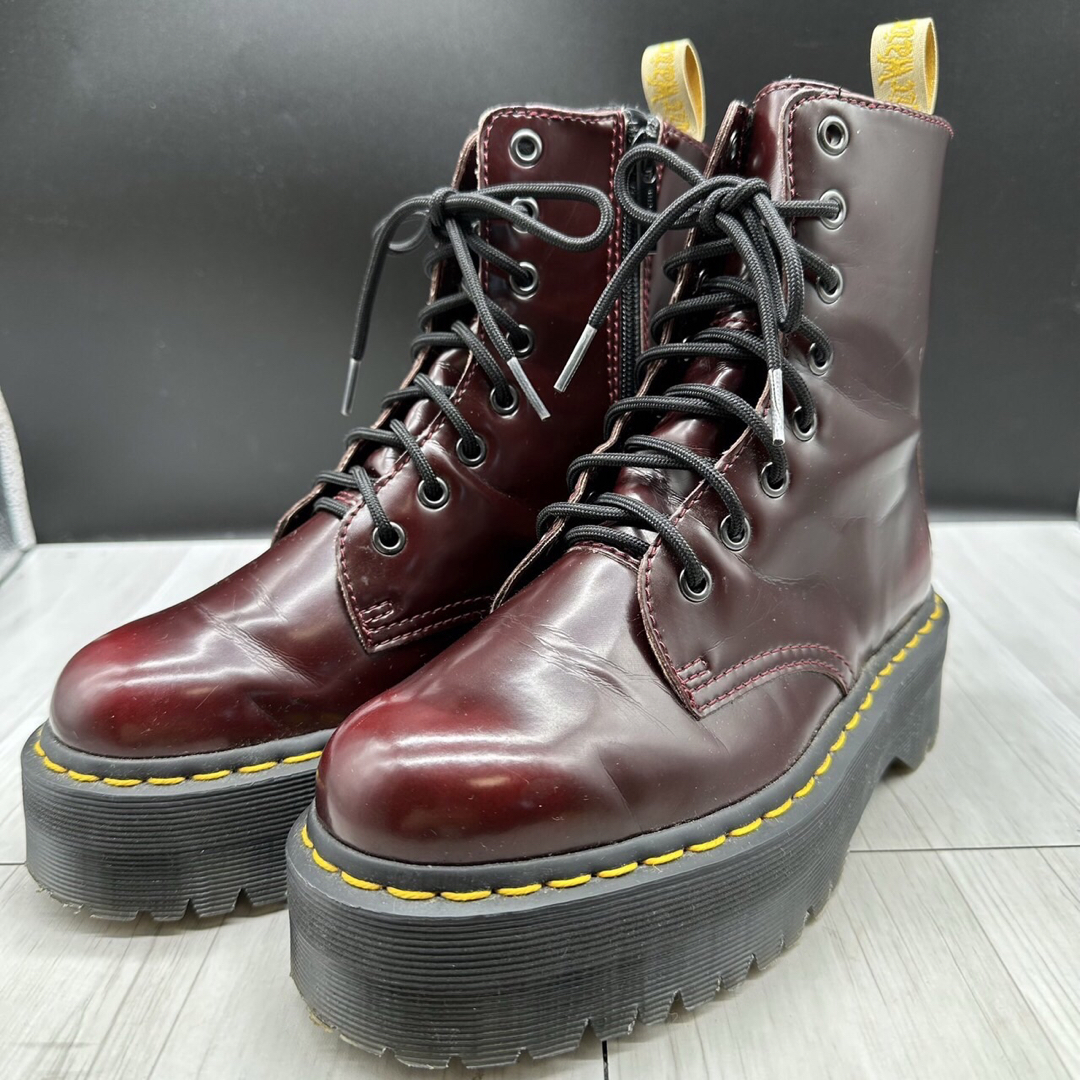 【Dr.Martens】ドクターマーチン JADON 厚底 チェリーレッド