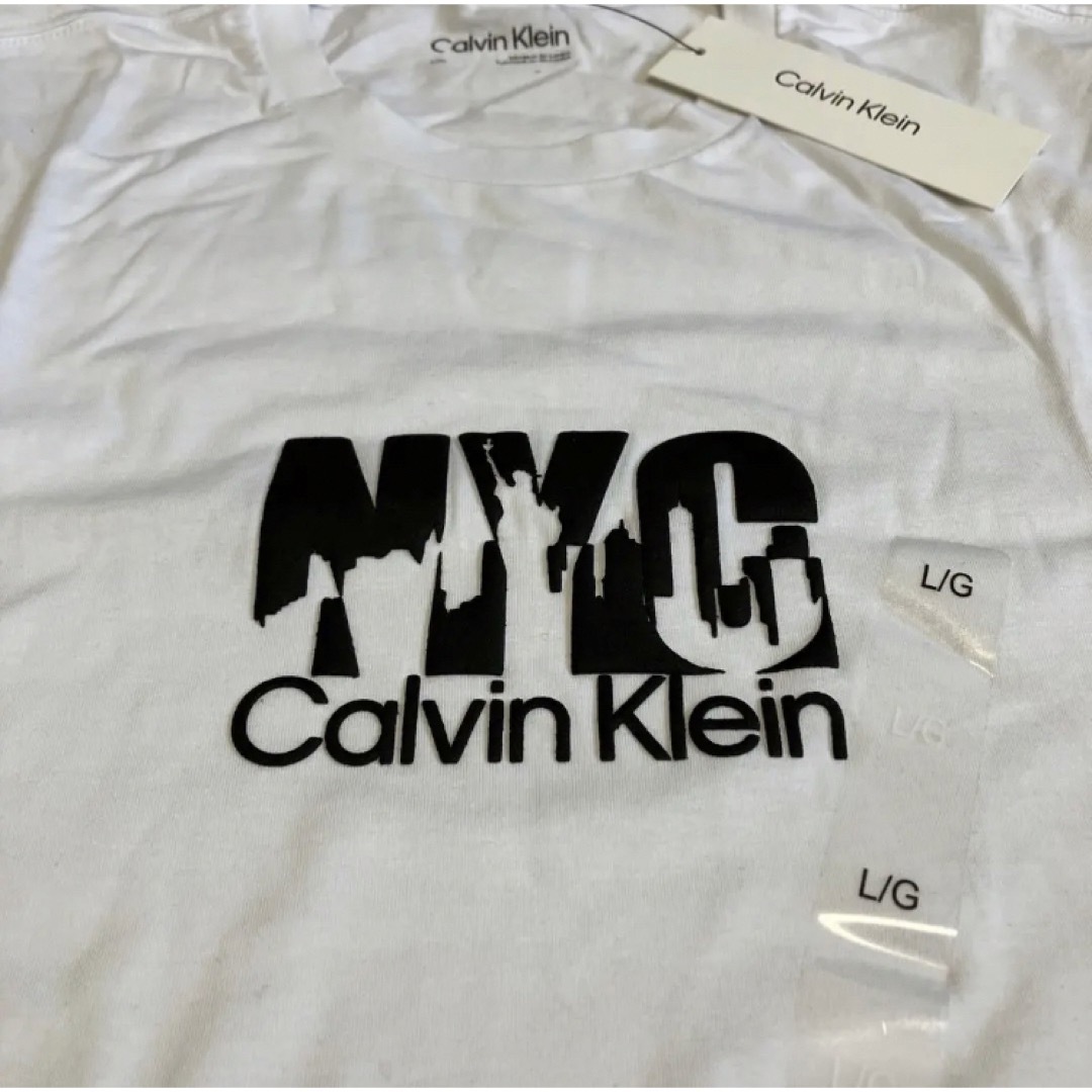 送料無料 新品 CALVIN KLEIN クルーネック Tシャツ XL 1