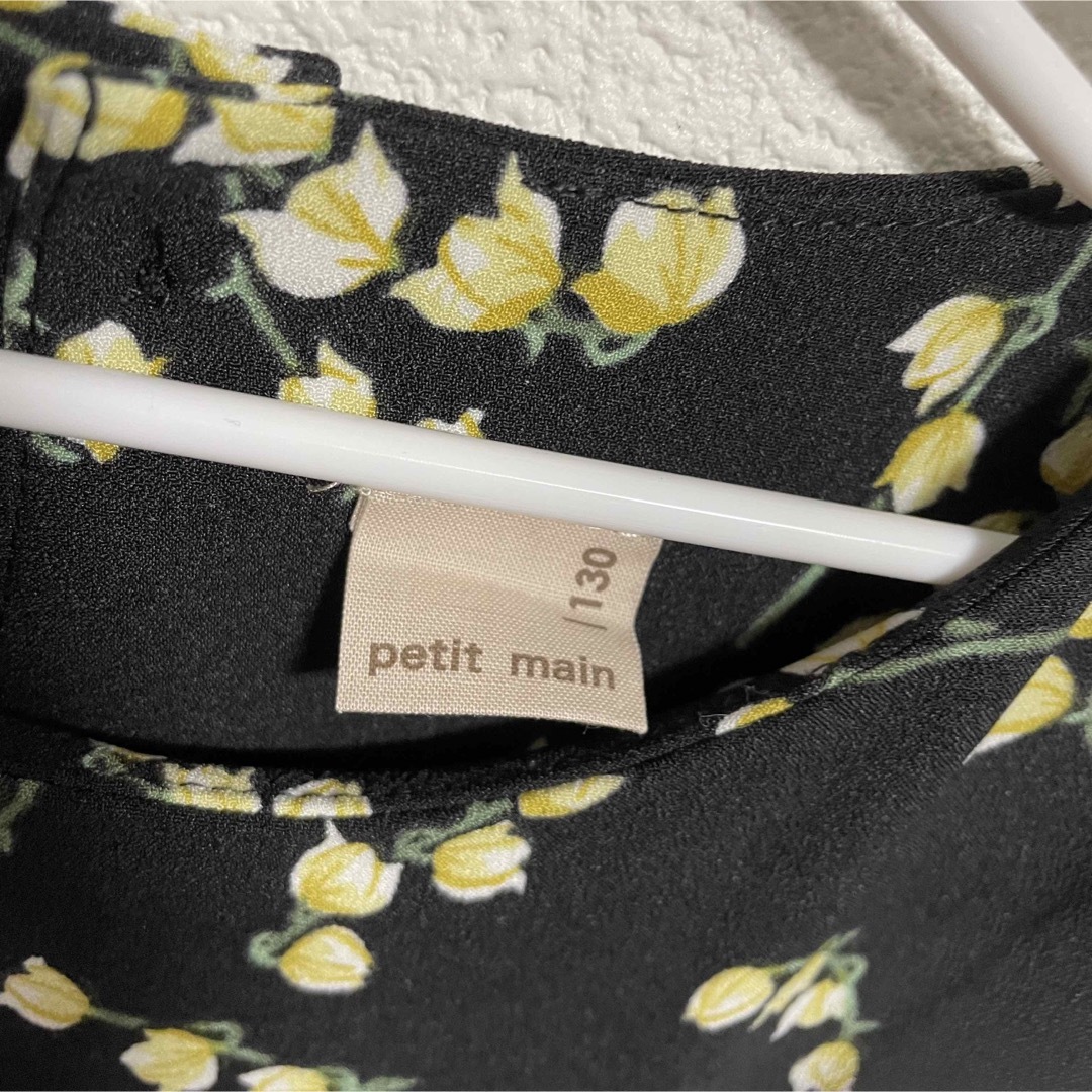 petit main(プティマイン)のプティマイン すずらん 花柄 チュニック 130 キッズ/ベビー/マタニティのキッズ服女の子用(90cm~)(Tシャツ/カットソー)の商品写真