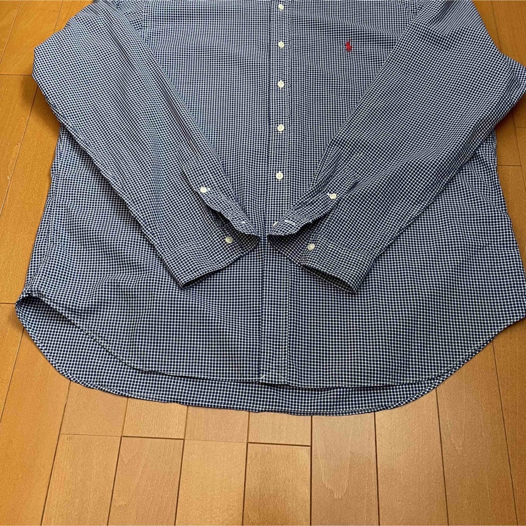 POLO RUGBY ボタンダウンシャツ ギンガムチェック ビックサイズ - シャツ