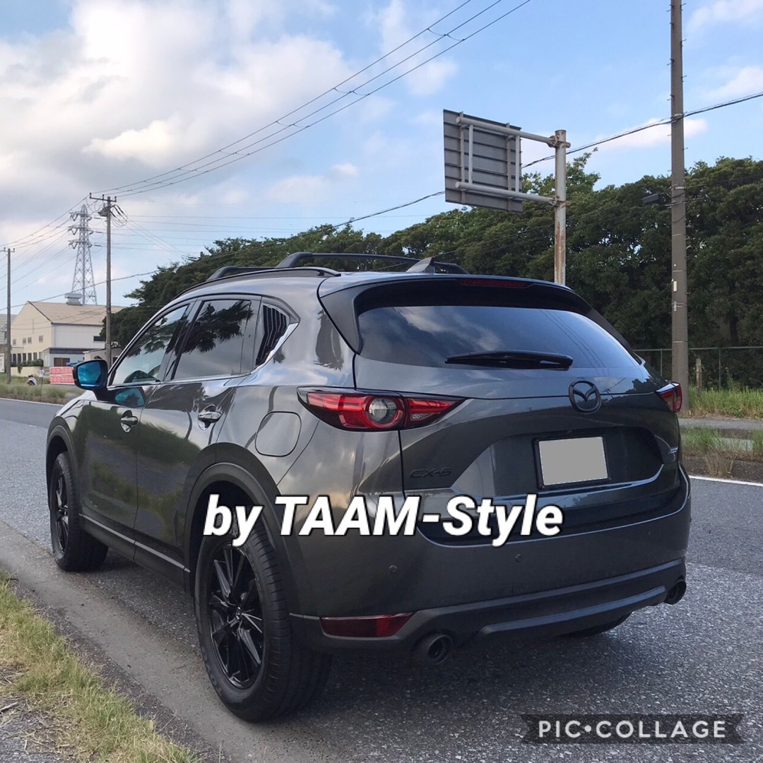 cx5 KF系 カーボン調 サイドウインドウカバー配送