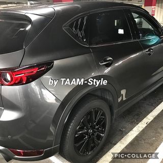 cx5 KF系 カーボン調 サイドウインドウカバー配送