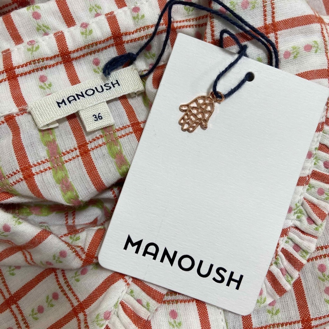 MANOUSH - ˚✧₊ 新品 MANOUSH マヌーシュ フラワーチェックワンピース