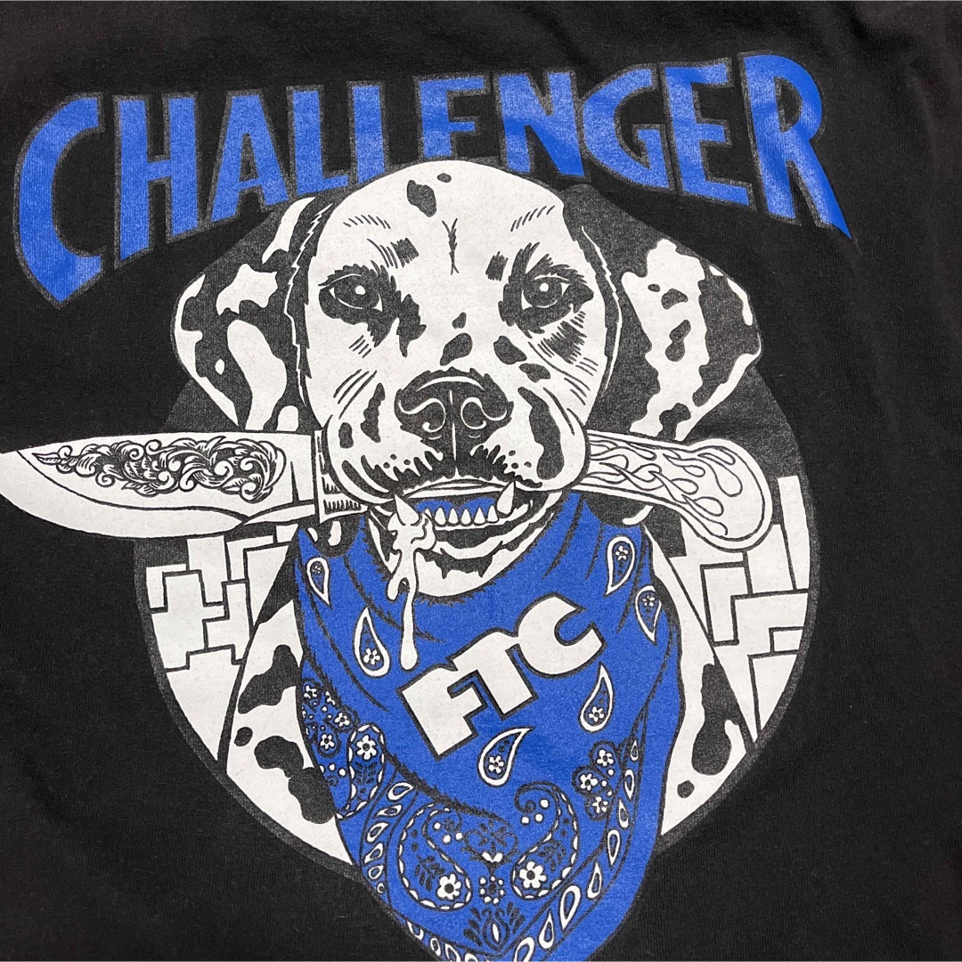 FTC(エフティーシー)の名作　CHALLENGER FTC tシャツ　東京インディアンズ　 XL 黒 メンズのトップス(Tシャツ/カットソー(半袖/袖なし))の商品写真