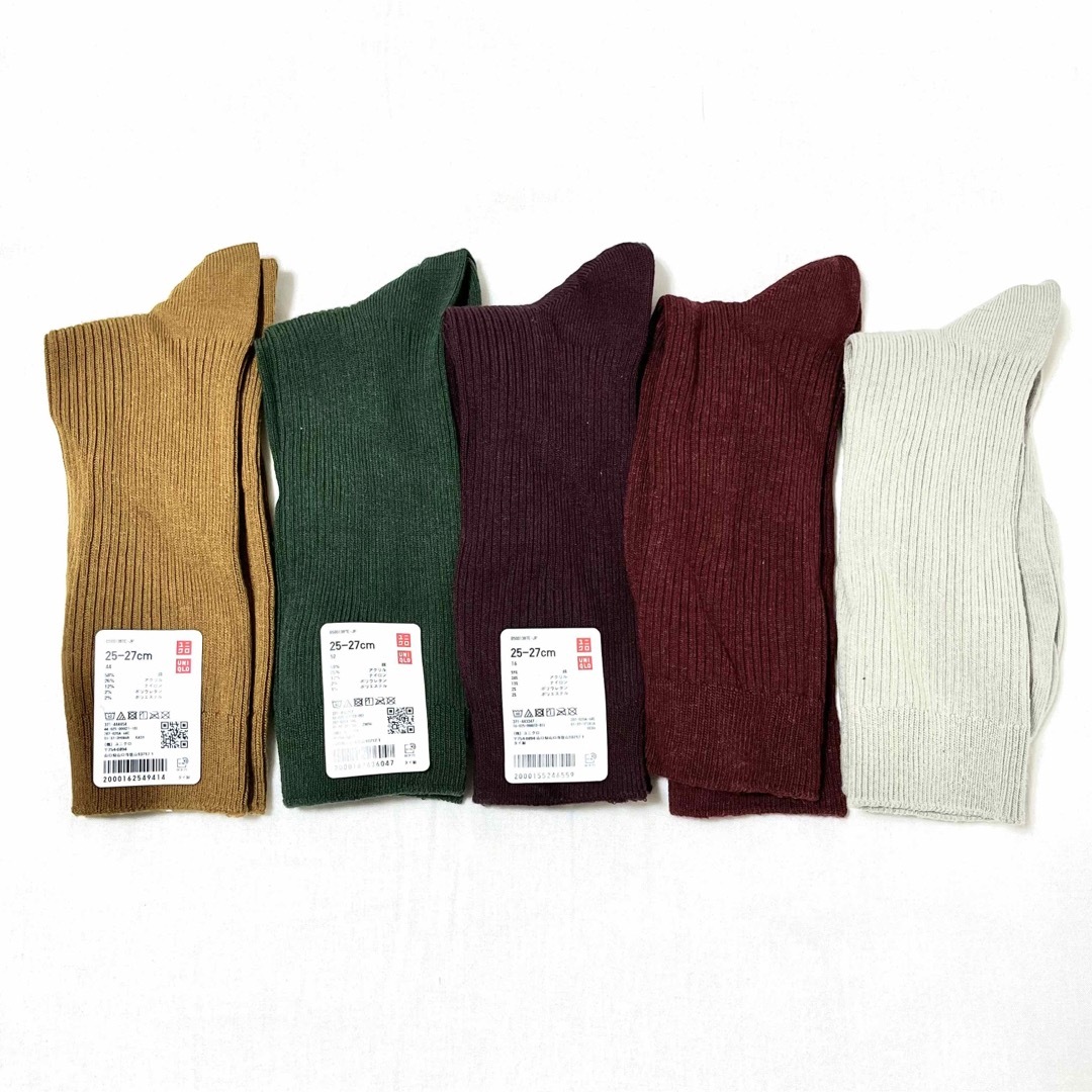 UNIQLO(ユニクロ)のユニクロ 50色ソックス 5足セット メンズのレッグウェア(ソックス)の商品写真