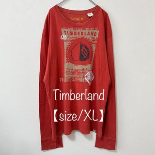 ティンバーランド(Timberland)のTimberland★ティンバーランド★長袖Tシャツ★ロンT★レッド/赤系★XL(Tシャツ/カットソー(七分/長袖))