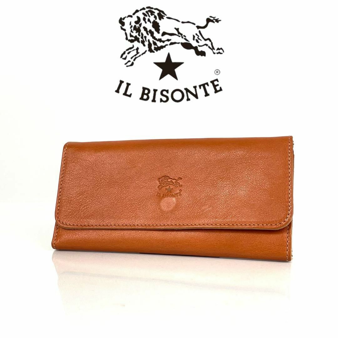 【美品】IL BISONTE イルビゾンテ ロングウォレット 長財布 二つ折り