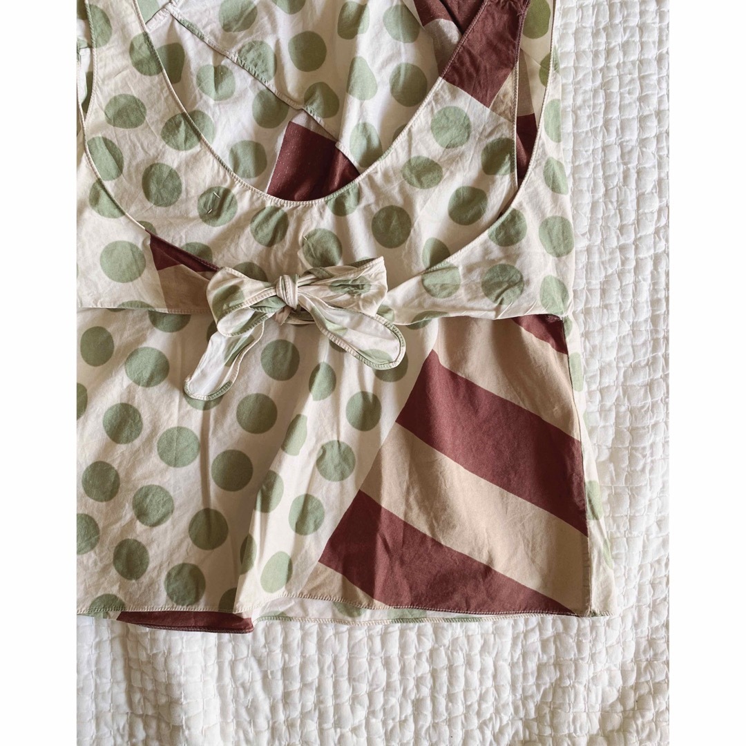 MARNI マルニ トップス 水玉 ドット リボン 幾何学 綿 コットン MARNI マルニ トップス 水玉 ドット リボン 幾何学 綿 コットン